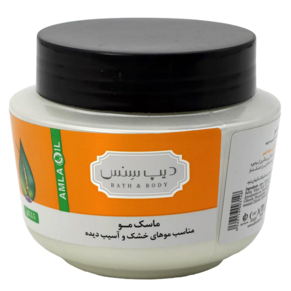 ماسک مو مناسب موی خشک و آسیب دیده دیپ سنس