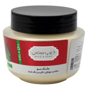ماسک مو آرگان و بادام شیرین موهای دکلره و رنگ شده دیپ سنس