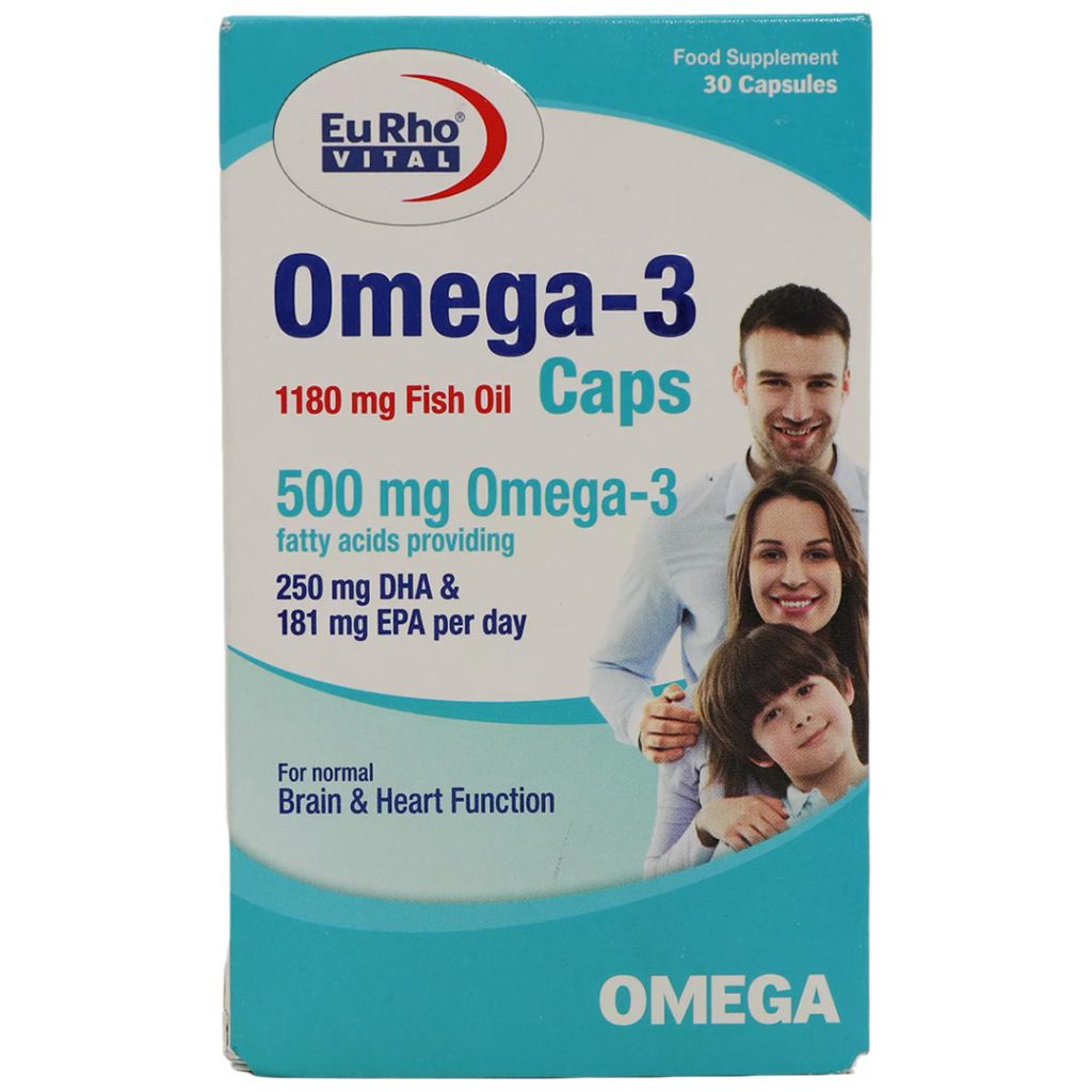 کپسول ژلاتینی امگا 3 یوروویتال