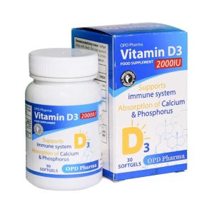 سافت ژل ویتامین D3 او پی دی فارما