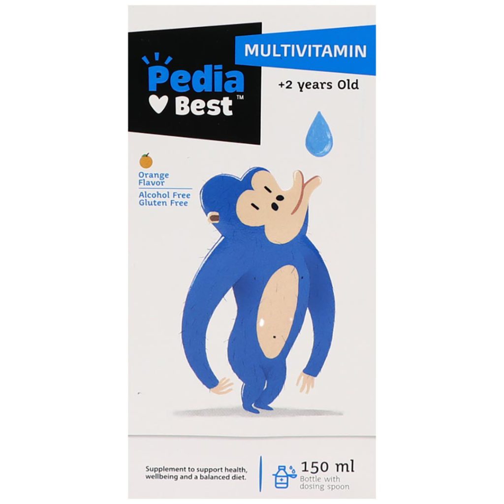 شربت مولتی ویتامین با طعم پرتقال پدیابست