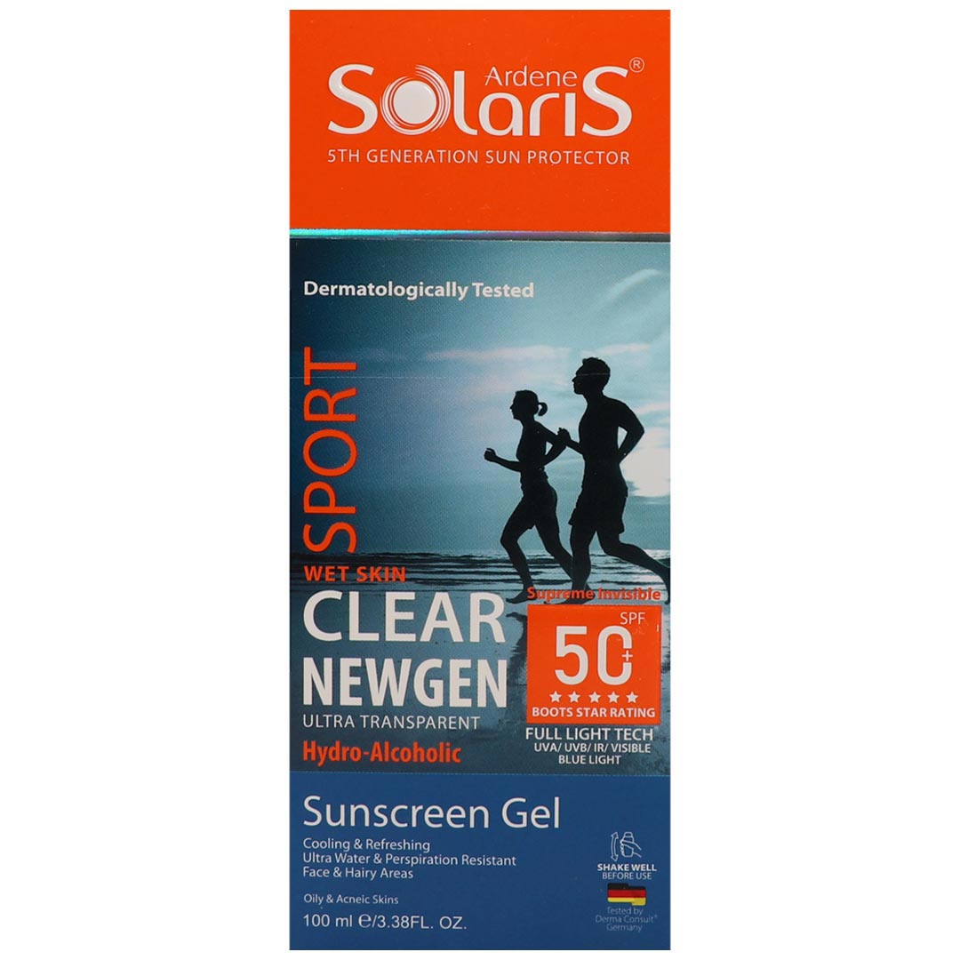17436-00.jpg ژل ضد آفتاب هیدرو الکلی SPF50 پوست های چرب و جوشدار آردن سولاریس