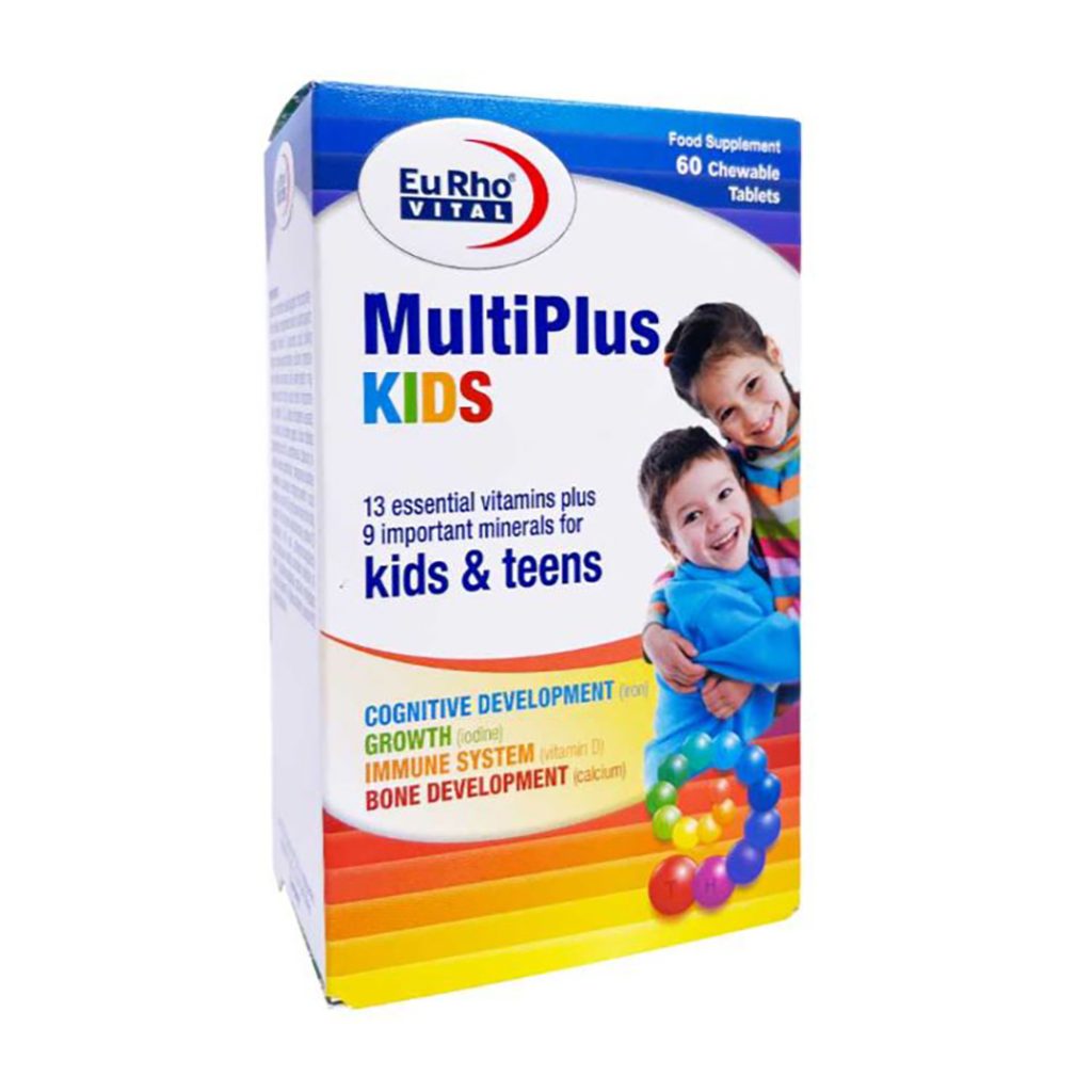 قرص جویدنی مولتی پلاس کیدز یوروویتال