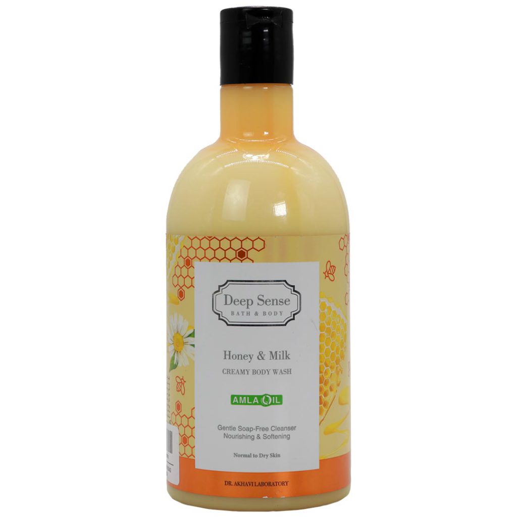 شامپو بدن کرمی شیر عسل دیپ سنس