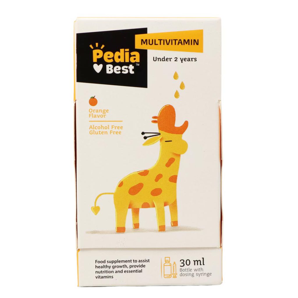 قطره خوراکی مولتی ویتامین با طعم پرتقال پدیابست