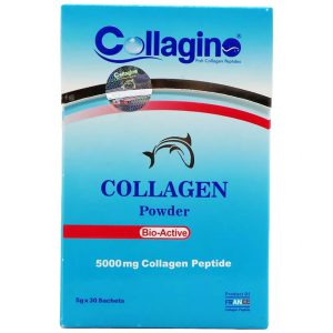 پودر خوراکی کلاژن 5000 میلی گرم 5 گرم کلاژینو