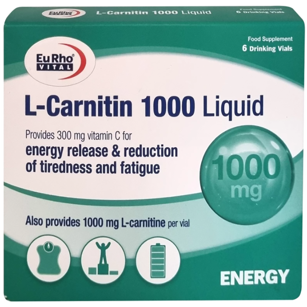 ویال ال کارنتین 1000 میلی گرم یوروویتال