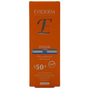 کرم ضد آفتاب بی رنگ SPF50 پوست خشک اویدرم
