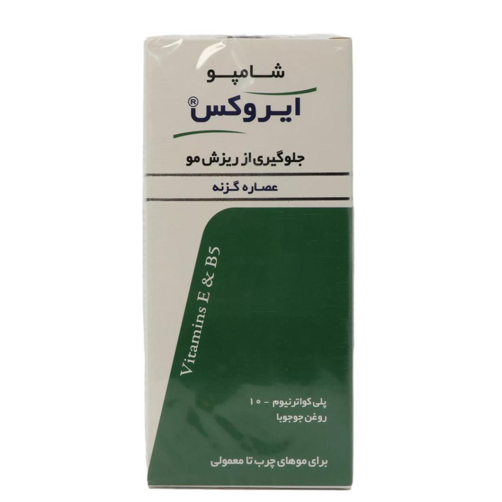 شامپو ضد ریزش گزنه مناسب موهای چرب تا معمولی ایروکس