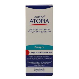 کرم مرطوب کننده صورت و گردن پوست خیلی خشک و اگزمایی آردن آتوپیا