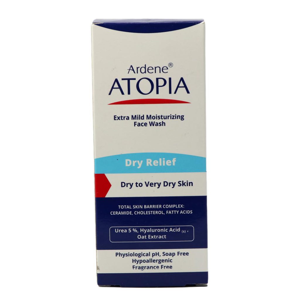 لوسیون شوینده و مرطوب کننده بسیار ملایم صورت حاوی 5% اوره پوست خیلی خشک آردن آتوپیا