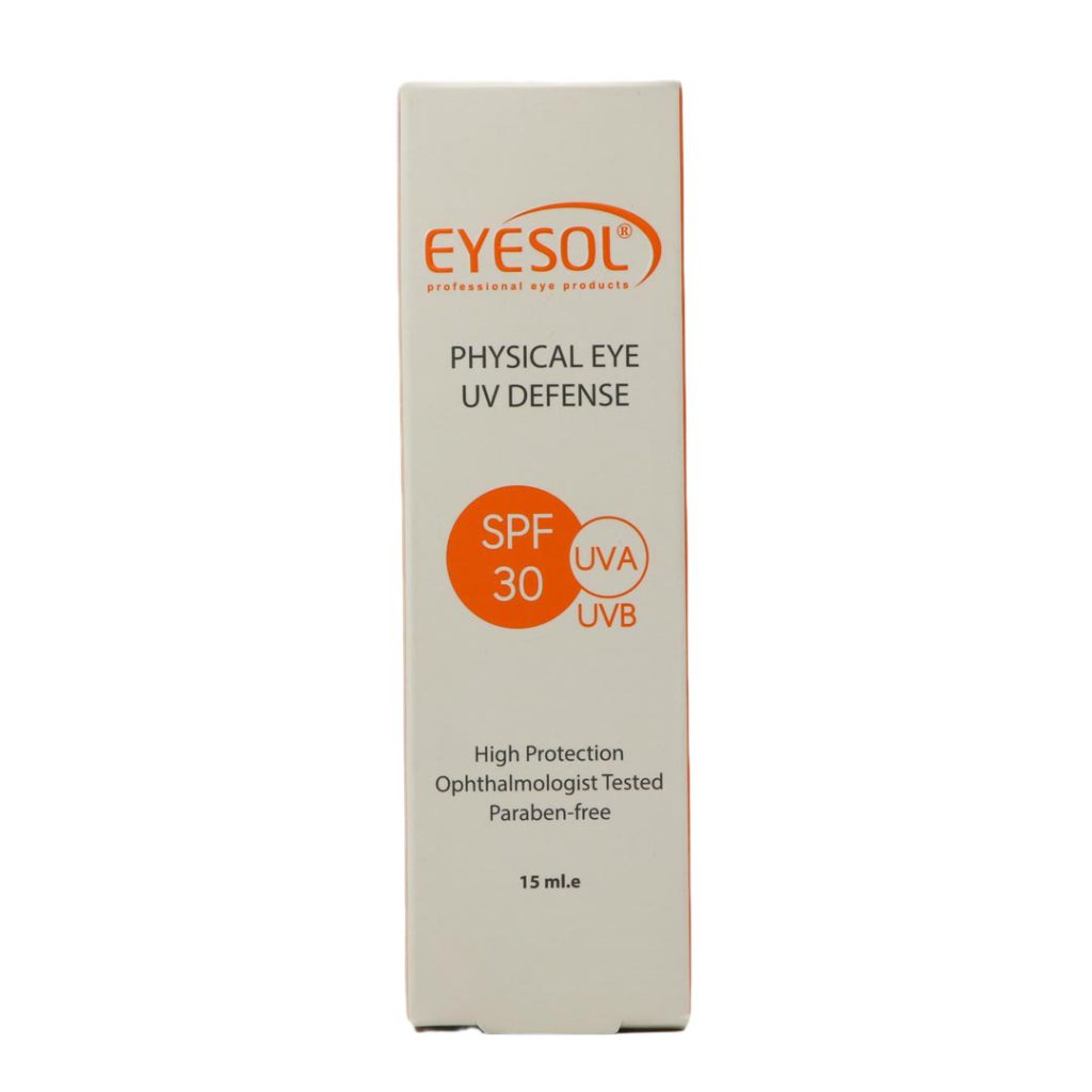 کرم ضد آفتاب دور چشم بی رنگ SPF30 آیسول