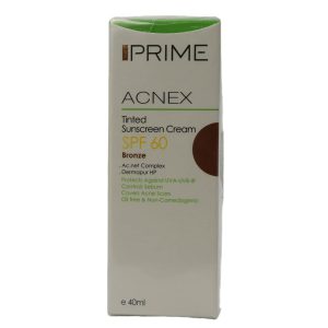 کرم ضد آفتاب فاقد چربی رنگی (برنزه) SPF60 پوست چرب پرایم