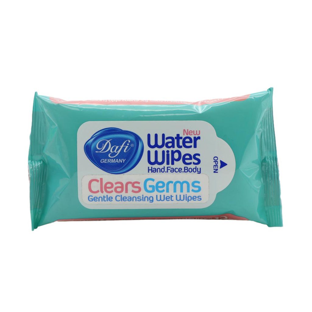 دستمال مرطوب پاک کننده دست و صورت دافی
