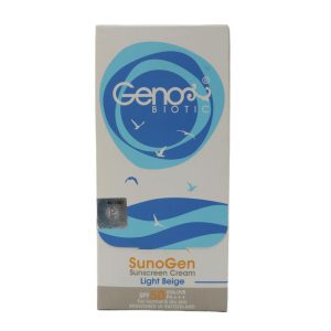کرم ضد آفتاب رنگی پوست خشک SPF 50 بژ روشن ژنوبایوتیک