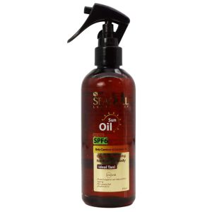 روغن برنزه کننده و ویتامینه SPF6 سی گل