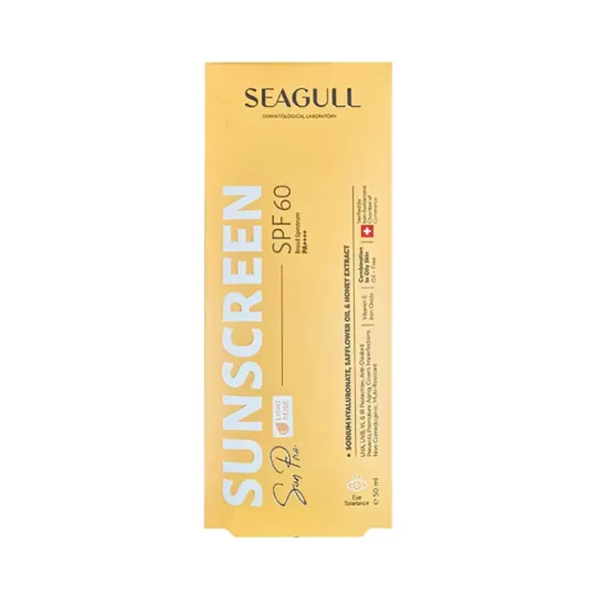 کرم ضد آفتاب فاقد چربی بژ روشن SPF60 پوست چرب سی گل