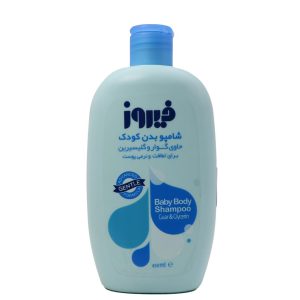 شامپو بدن کودک حاوی گوار و گلیسیرین آبی فیروز