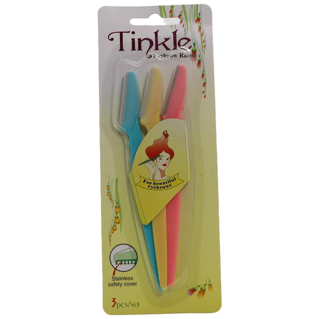 تیغ ابرو و صورت تینکل