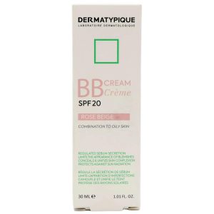 بی بی کرم رنگی رز بژ مناسب پوست چرب SPF20 درماتیپیک