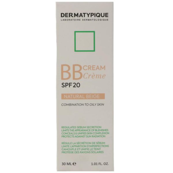 بی بی کرم SPF20 بژ طبیعی مناسب پوست مختلط تا چرب درماتیپیک