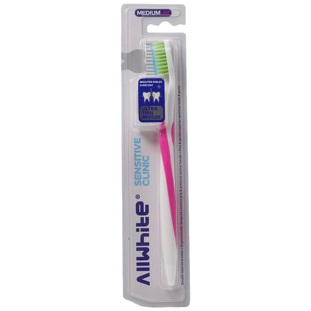 مسواک سنسیتیو کلینیک متوسط کد 613 آل وایت
