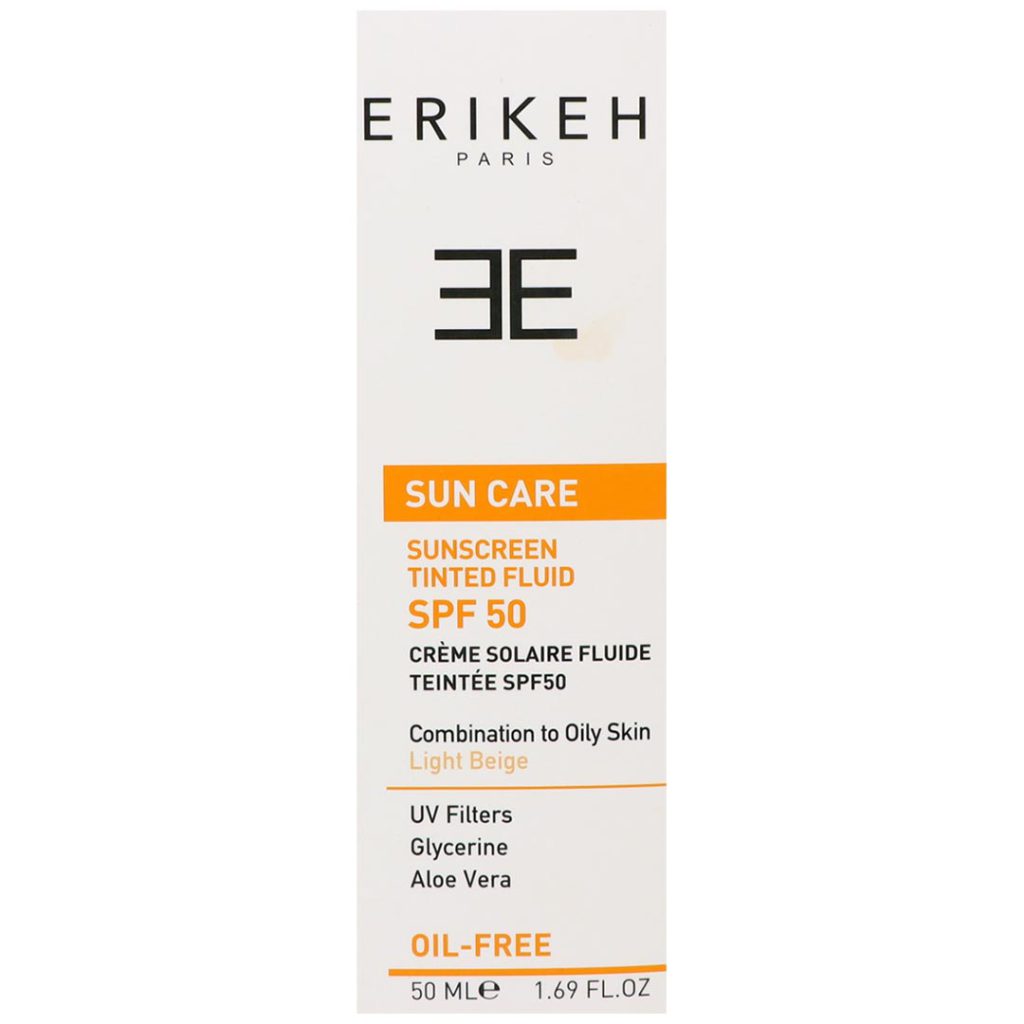 فلوئید ضد آفتاب مخصوص پوست مختلط تا چرب بژ روشن SPF50 اریکه
