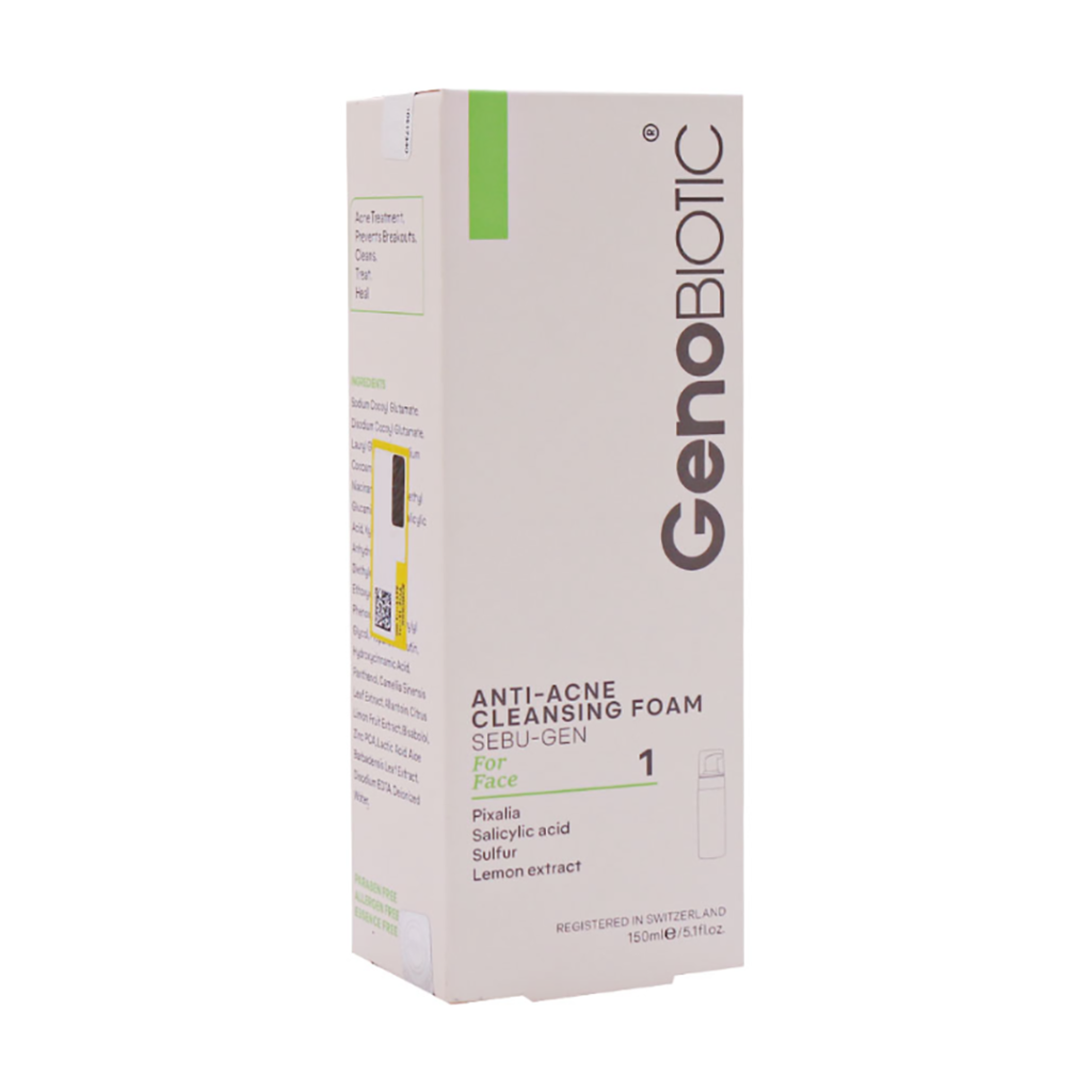 فوم شستشوی صورت مناسب پوست مستعد آکنه ژنوبایوتیک
