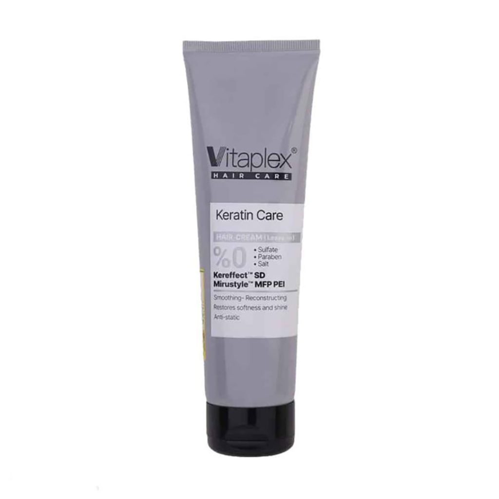 کرم ترمیم کننده موهای کراتین شده فاقد سولفات ویتاپلکس