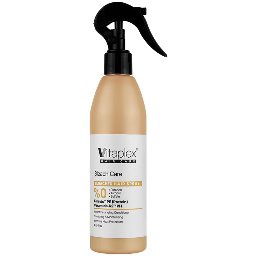 77210-00.jpg اسپری ترمیم کننده و نرم کننده موهای دکلره شده و آسیب دیده فاقد سولفات ویتاپلکس