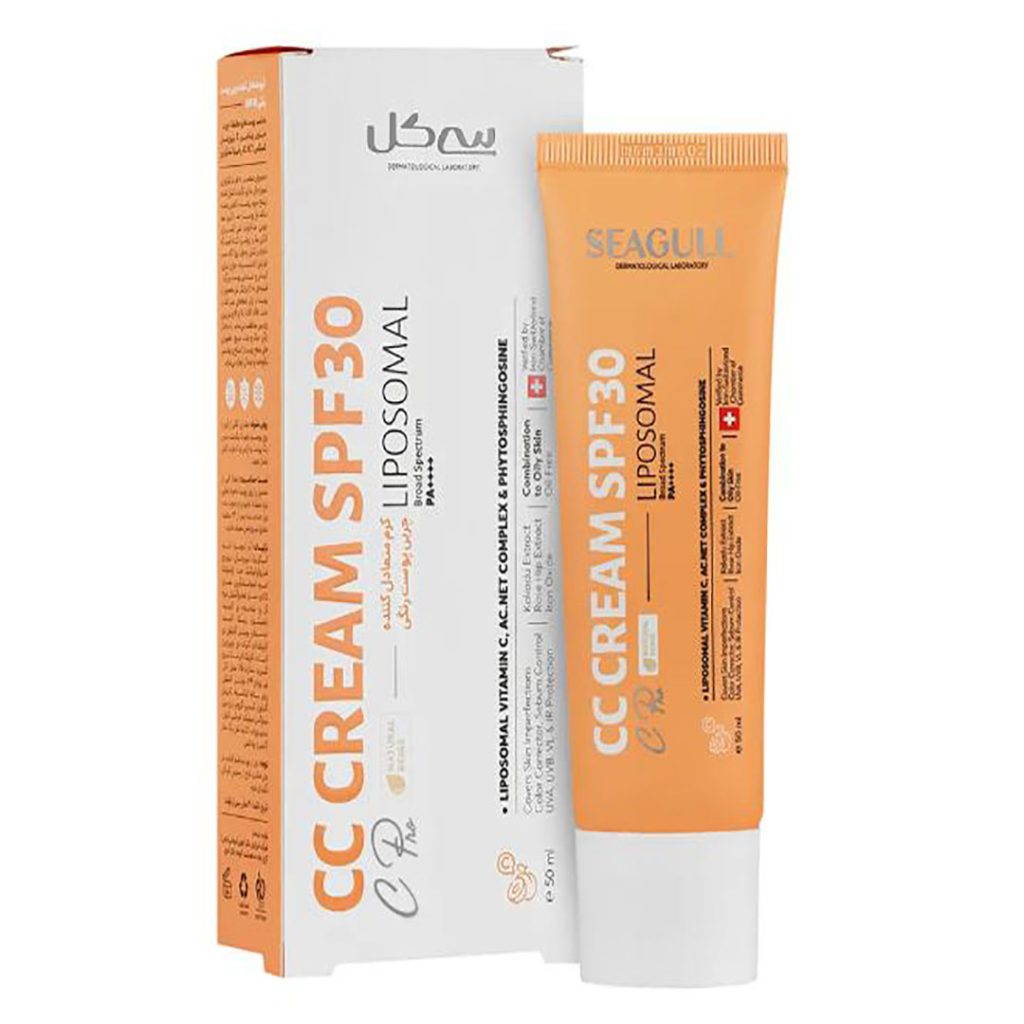 سی سی کرم SPF30 متعادل کننده چربی پوست سی گل