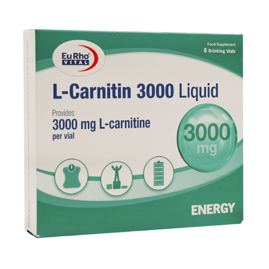 ویال ال کارنتین مایع 3000 میلی گرم یوروویتال