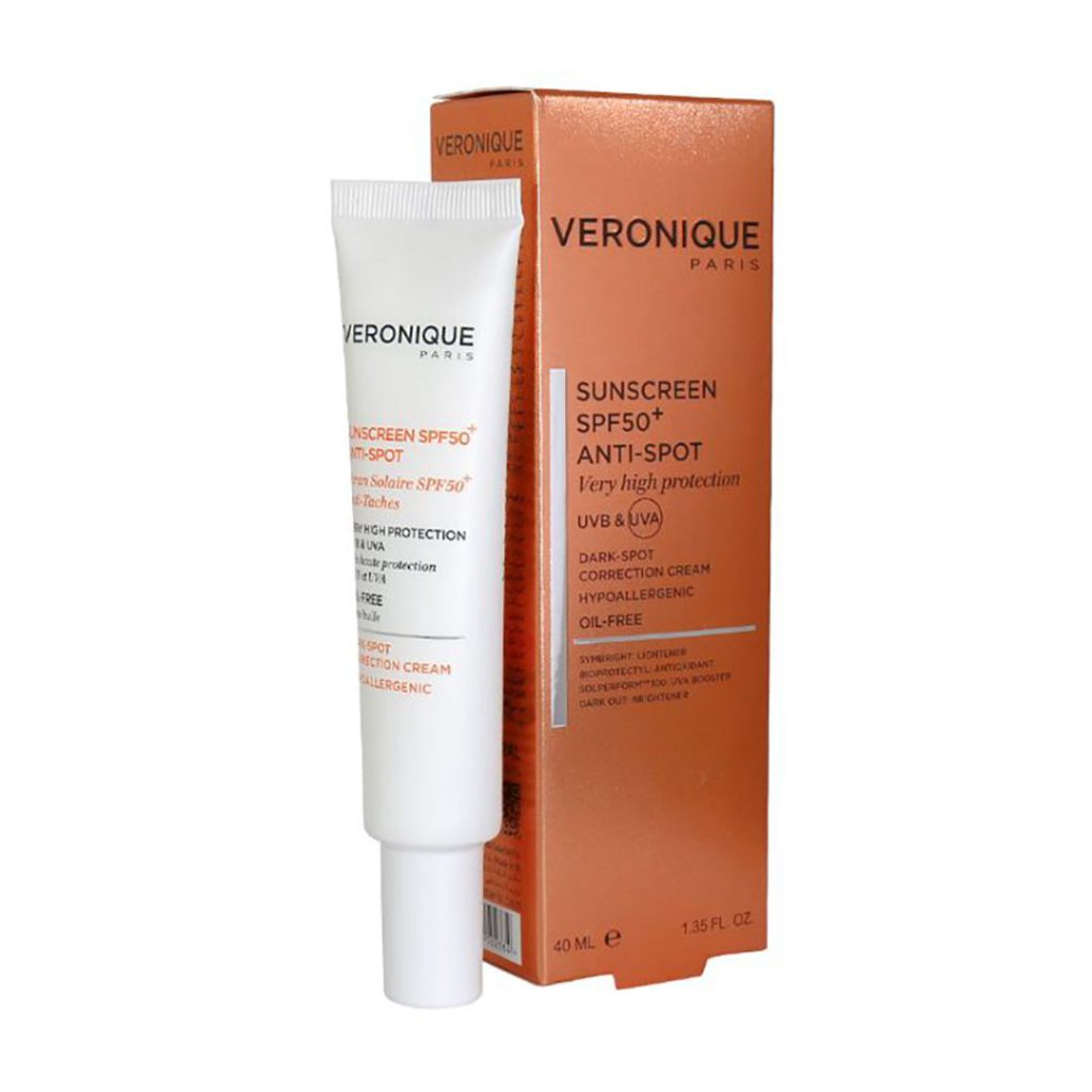 کرم ضد آفتاب SPF50 ضد لک صورت ورونیک