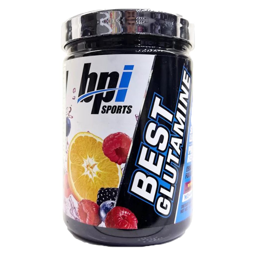 پودر خوراکی گلوتامین با طعم پرتقال تمشک بی پی آی