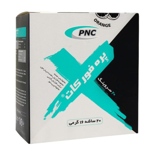 ساشه پره فور کات با طعم آلبالو 16 گرمی پی ان سی کارن 20 عددی