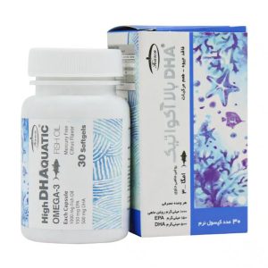 سافت ژل امگا 3 حاوی دی اچ ای بالا آکواتیک کارن