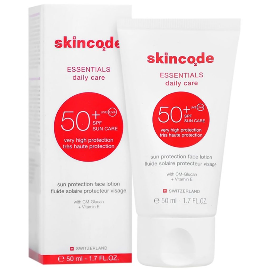 لوسیون ضد آفتاب روشن کننده SPF50 اسکین کد