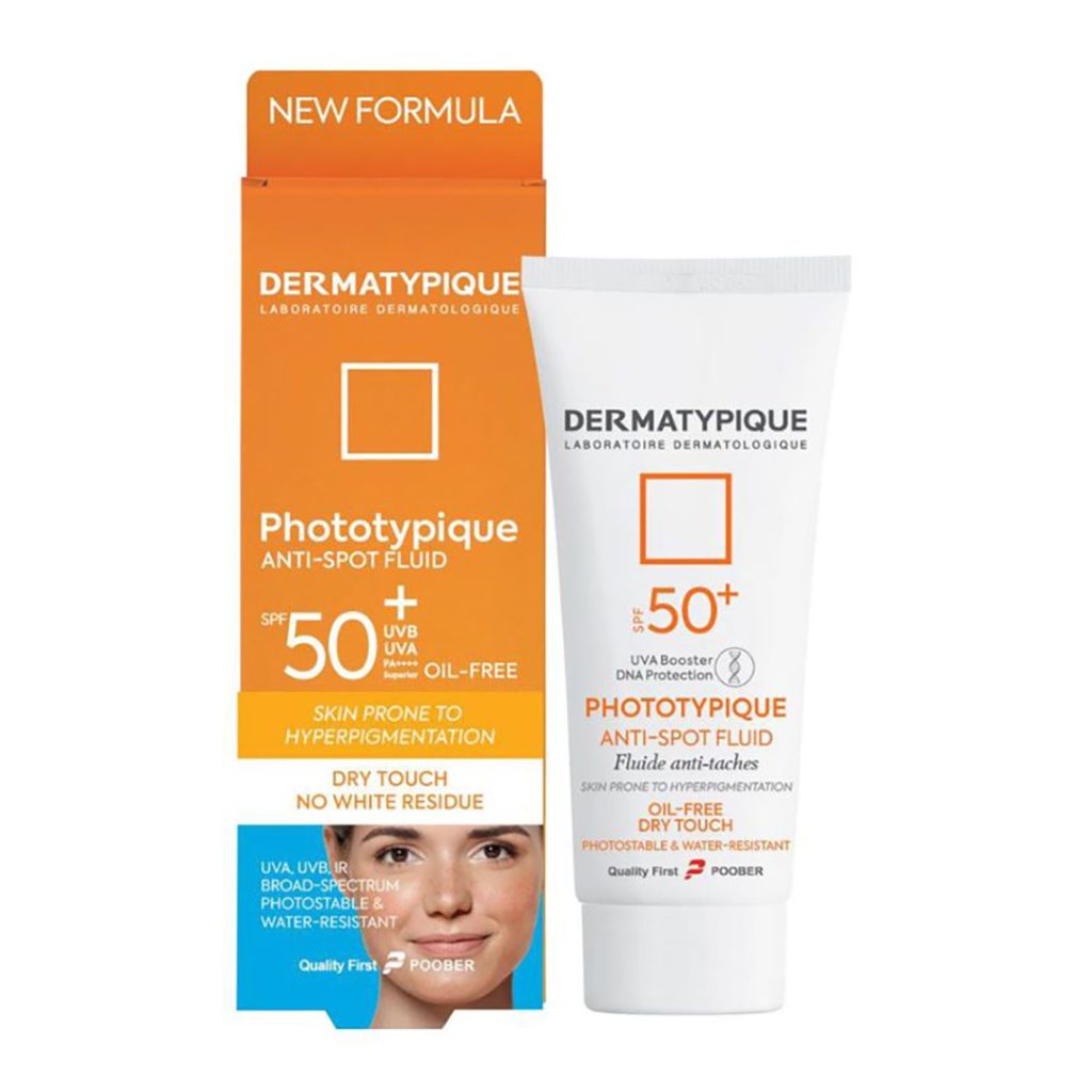 فلوئید ضد آفتاب روشن کننده SPF50 فتوتیپیک درماتیپیک