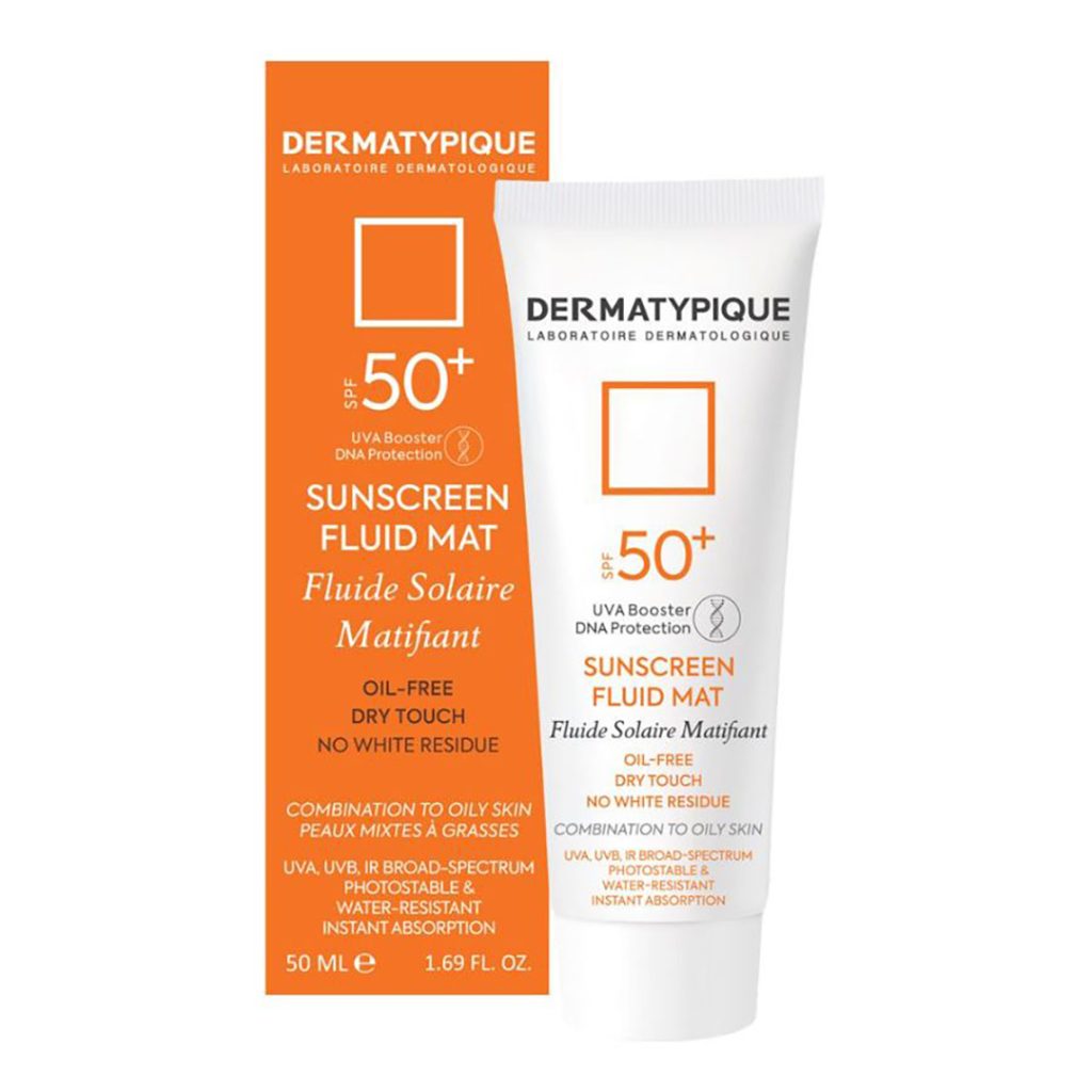 ضد آفتاب فلوئید مت بی رنگ پوست چرب SPF50 فتوتیپیک درماتیپیک