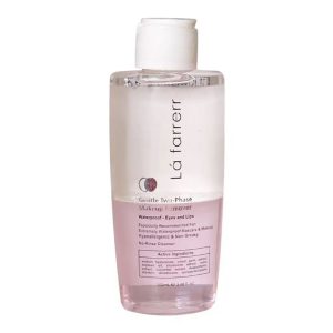 محلول آرایش پاک کن دو فاز مناسب برای آرایش چشم و لب ضد آب لافارر