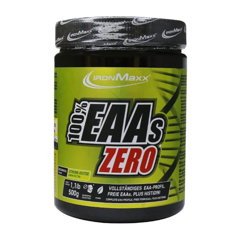 پودر خوراکی ایی ای ای 100 درصد زیرو با طعم لیمو چای سرد آیرون مکس