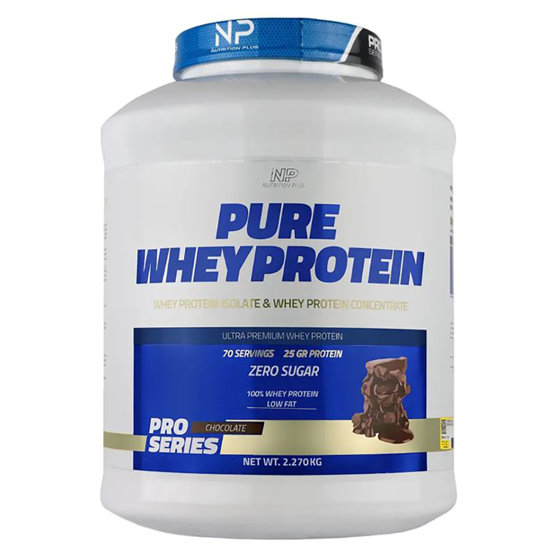 43538-00.jpg پودر خوراکی وی پروتئین نوتریشن پلاس با طعم شکلات ان پی