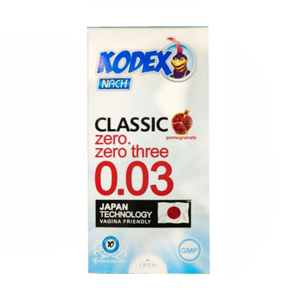 کاندوم کلاسیک 3 میکرون انار کدکس