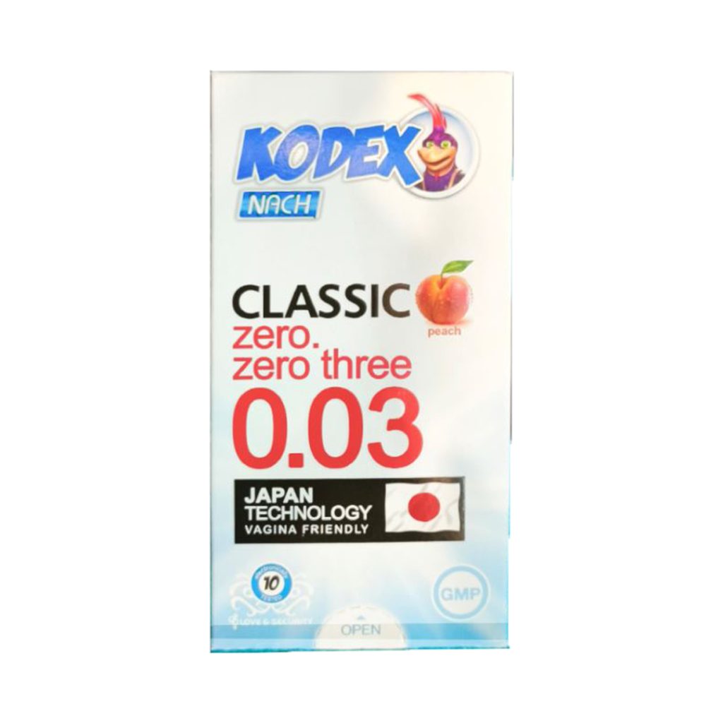 کاندوم کلاسیک 3 میکرون هلو کدکس
