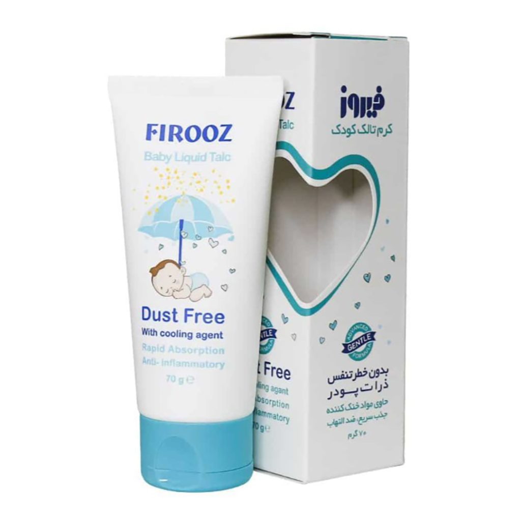 کرم تالک کودک حاوی مواد خنک کننده فیروز