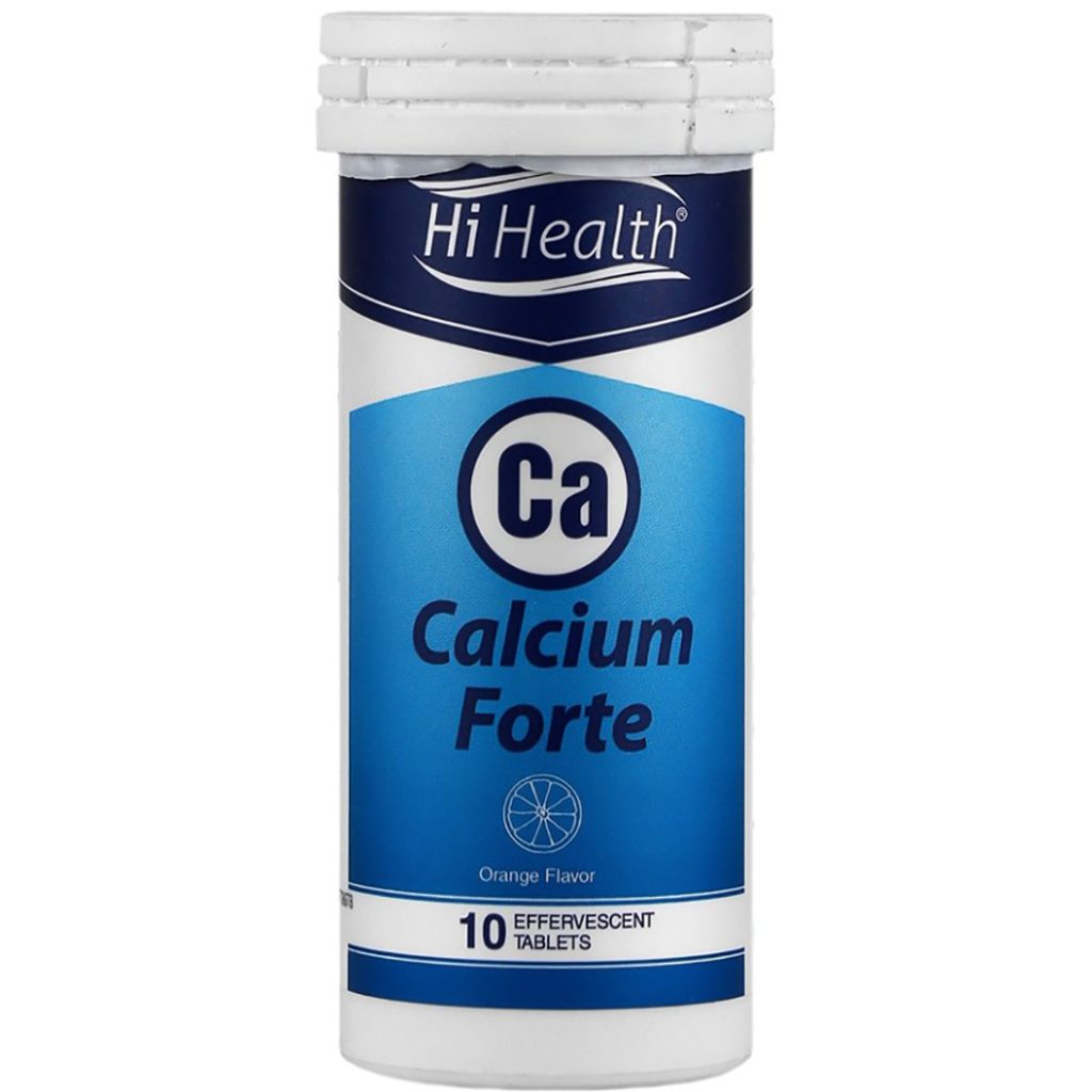 قرص جوشان کلسیم فورت با طعم پرتقال های هلث