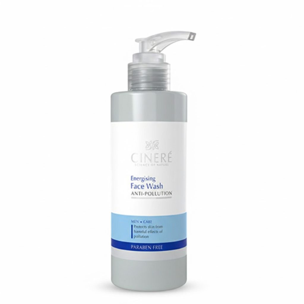 ژل شست و شو و مرطوب کننده صورت ضد آلودگی هوا مخصوص آقایان سینره