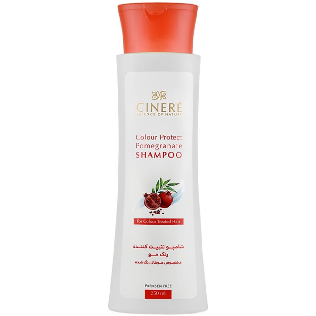 شامپو تثبیت کننده رنگ مو مخصوص موهای رنگ شده سینره