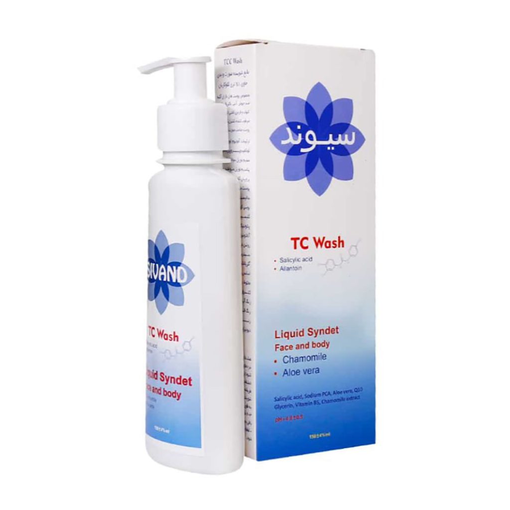 مایع شوینده صورت و بدن تی سی واش سیوند