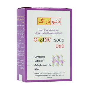 صابون لایه بردار دست و صورت اکتوپیروکس و زینک پریتیون دئودراگ